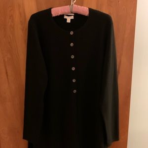 💕100%Cashmere Cardigan Black XL Good Charter Club